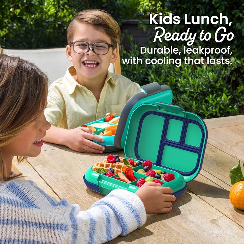 Lifestyle image example: child opening a bento lunch box